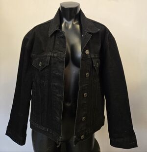 Wilfred Midnight Black Jean Jacket